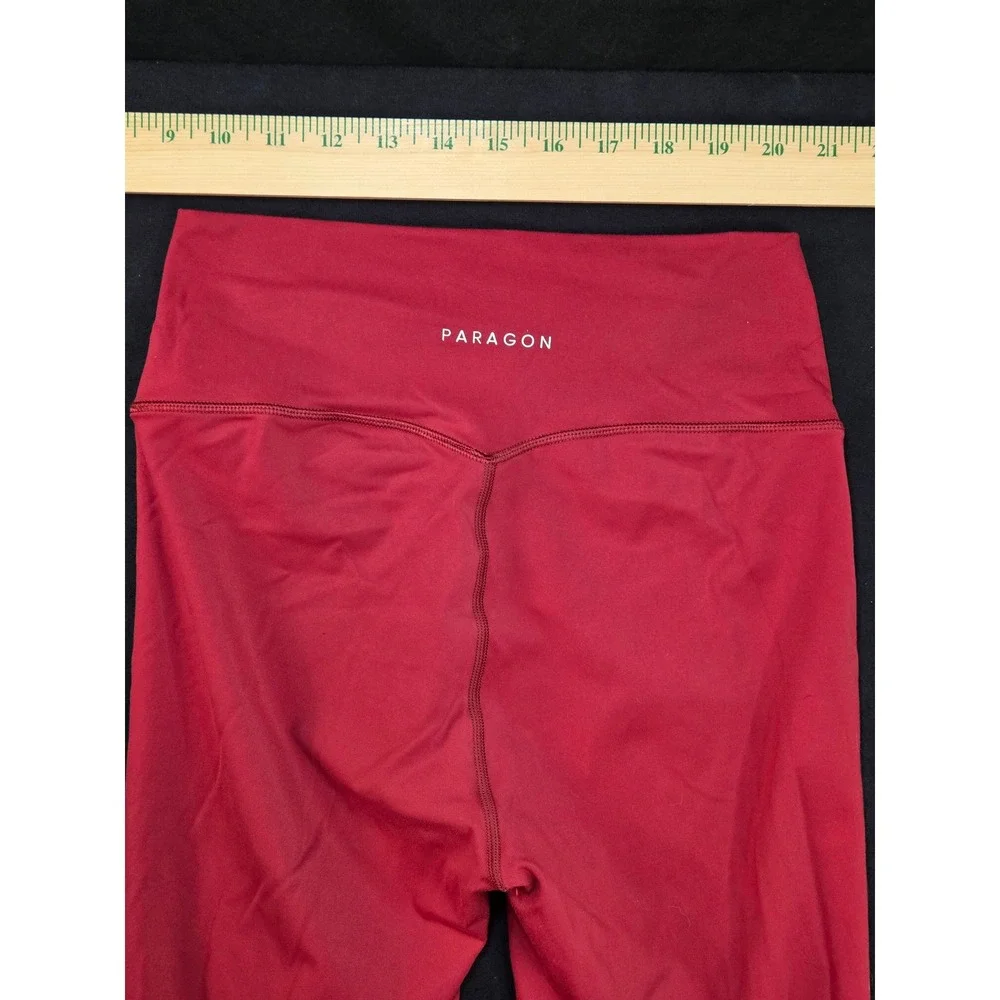 Paragon Women Crossover Waistband High Rise‎ Athletic Leggings Yoga Pants Size M